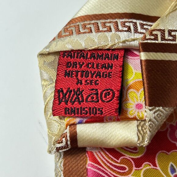 Sparks John Sparks Beige Ivory Chestnut Diagonal Stripe Jacquard Print Tie - Picture 8 of 11